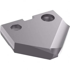 Allied Machine and Engineering - 1-9/32" Diam 90° Seat Size 2 Spade Drill Insert - Apex Tool & Supply