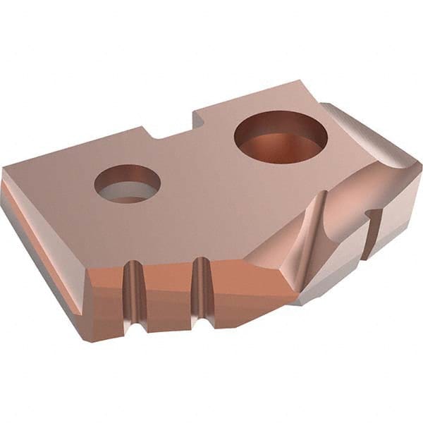 Allied Machine and Engineering - 17.5mm Diam 132° Seat Size 0 Spade Drill Insert - Apex Tool & Supply