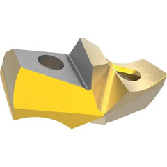 Allied Machine and Engineering - 1-3/64" Diam 140° Seat Size 26 Spade Drill Insert - Apex Tool & Supply