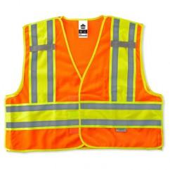 8245PSV S/M ORG PUBLIC SAFETY VEST - Apex Tool & Supply