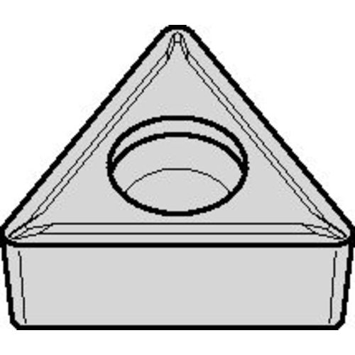 TCMT 432 Single-sided|T TN20P, 1/32″ Corner Radius, 3/16″ Thick, 1/2″ Inscribed Circle, TiN, Turning Indexable Insert - Apex Tool & Supply