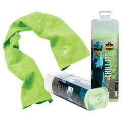 Chill-Its Cooling Towel Hi Viz Lime - Apex Tool & Supply