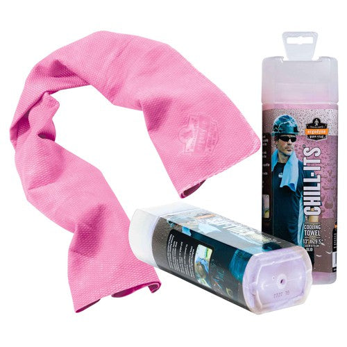 Chill-Its Cooling Towel Pink - Apex Tool & Supply