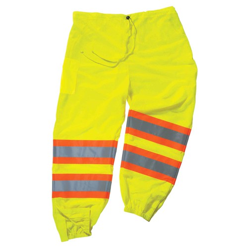 8911 4/5 XL Lime Sup 2-Tone Pants Class E - Apex Tool & Supply