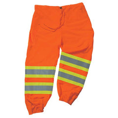 8911 L/ XL Orange Sup 2-Tone Pants Class E - Apex Tool & Supply