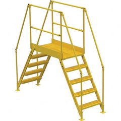 Vestil - 92-7/8" High 500 Lb Capacity 5 Step Crossover Bridge - Apex Tool & Supply