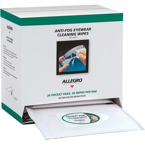 Allegro - 20 20-Pack Pieces Lens Cleaning Towelettes - Apex Tool & Supply