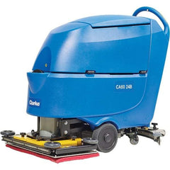 Clarke - 20" Cleaning Width, Battery Powered Walk Behind & Floor Scrubber - 1 hp, 2,250 RPM, 47" Water Lift, 16 Gal Tank Capacity, Series CA60 - Apex Tool & Supply