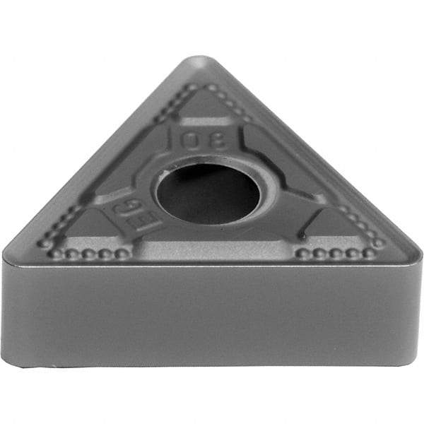 Sumitomo - TNMG331 EEG Grade AC5015S Carbide Turning Insert - TiAlSiN Finish, 60° Triangle, 3/8" Inscr Circle, 3/16" Thick, 0.0156" Corner Radius - Apex Tool & Supply