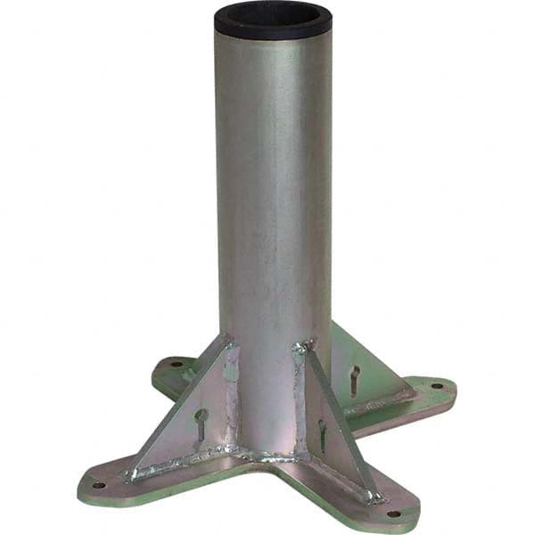 OZ Lifting Products - Davit Crane Bases Base Type: Pedestal Base Finish/Coating: Zinc Plated - Apex Tool & Supply