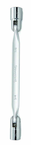 1/2 x 9/16" - High Polished Double Flex Head Wrench - 12 Point - Apex Tool & Supply