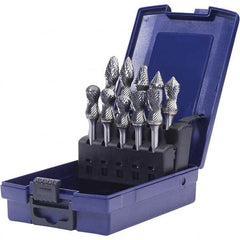 SGS Pro - Burr Sets Head Shape: Radius/Cylinder w/Endcut; Radius/Ball Nose Cylinder; Radius/Ball Nose Tree; Radius/90 Cone; Pointed Tree; Cylinder; Ball Nose Cone Tooth Style: Double Cut - Apex Tool & Supply