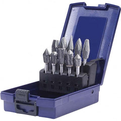 SGS Pro - Burr Sets Head Shape: Combi/Ball; Cylinder w/Endcut; Ball Nose Tree; Pointed Tree; Combi/Double Inverted Cone; Combi/Inverted Cone/Cylinder; Combi/90 Cone Tooth Style: Double Cut - Apex Tool & Supply