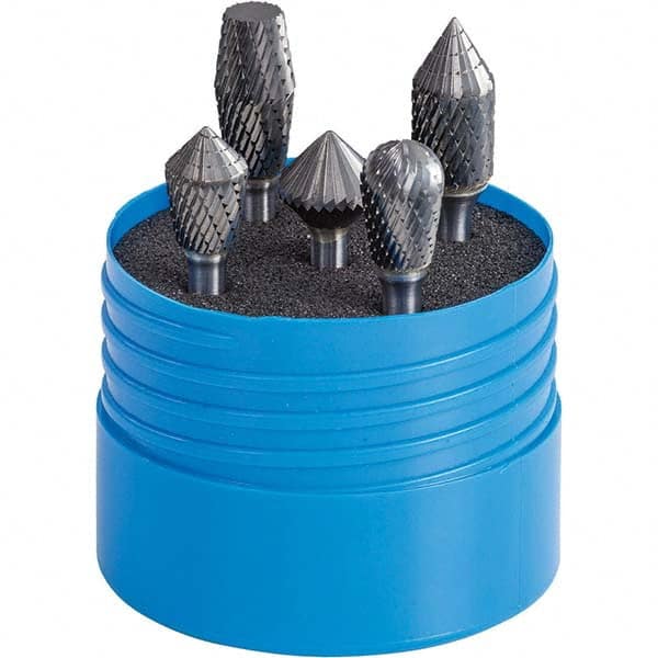 SGS Pro - Burr Sets Head Shape: Combi/Ball; Combi/60 Cone/Cylinder; Combi/Inverted Cone/Cylinder; Combi/90 Cone; Combi/Double Inverted Cone Tooth Style: Double Cut - Apex Tool & Supply