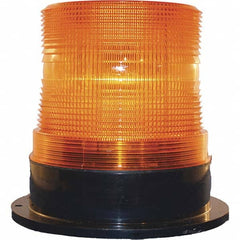 Railhead Corporation - Strobe & Flashing Lights Light Type: Single; Double; Quad; Revolving Lens Color: Amber - Apex Tool & Supply