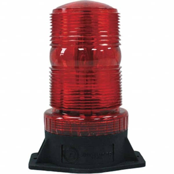 Railhead Corporation - Strobe & Flashing Lights Light Type: Single; Double; Quad; Revolving Lens Color: Red - Apex Tool & Supply