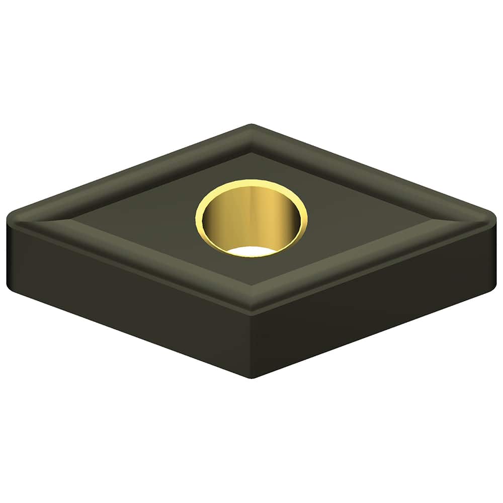 DNMG442EGU-AC4015K Carbide Turning Insert Al2O3/TiCN Finish, 15.5mm Long, 1/2″ Inscribed Circle, 0.0315″ Corner Radius, 1/4″ Thick, 55° Included Angle, Series AC4000K