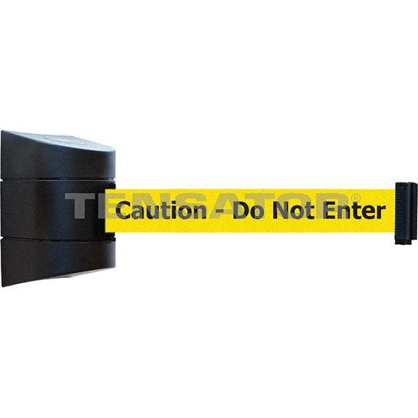 Tensator - 7-1/4" High x 4-3/4" Long x 4-3/4" Wide Magnetic Wall Mount Barrier - Black Powdercoat Finish, Black, Use with Wall Mount - Apex Tool & Supply