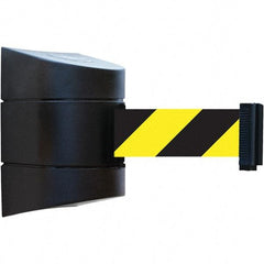Tensator - 7-1/4" High x 4-3/4" Long x 4-3/4" Wide Magnetic Wall Mount Barrier - Black Powdercoat Finish, Black, Use with Wall Mount - Apex Tool & Supply