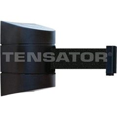 Tensator - 7-1/4" High x 4-3/4" Long x 4-3/4" Wide Magnetic Wall Mount Barrier - Black Powdercoat Finish, Black, Use with Wall Mount - Apex Tool & Supply