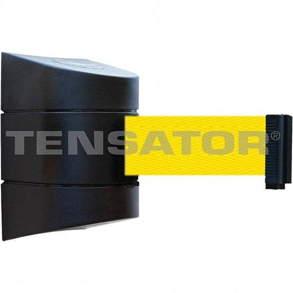 Tensator - 7-1/4" High x 4-3/4" Long x 4-3/4" Wide Magnetic Wall Mount Barrier - Black Powdercoat Finish, Black, Use with Wall Mount - Apex Tool & Supply