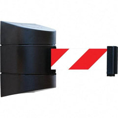 Tensator - 7-1/4" High x 4-3/4" Long x 4-3/4" Wide Magnetic Wall Mount Barrier - Black Powdercoat Finish, Black, Use with Wall Mount - Apex Tool & Supply