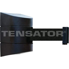 Tensator - 7-1/4" High x 4-3/4" Long x 4-3/4" Wide Magnetic Wall Mount Barrier - Black Powdercoat Finish, Black, Use with Wall Mount - Apex Tool & Supply