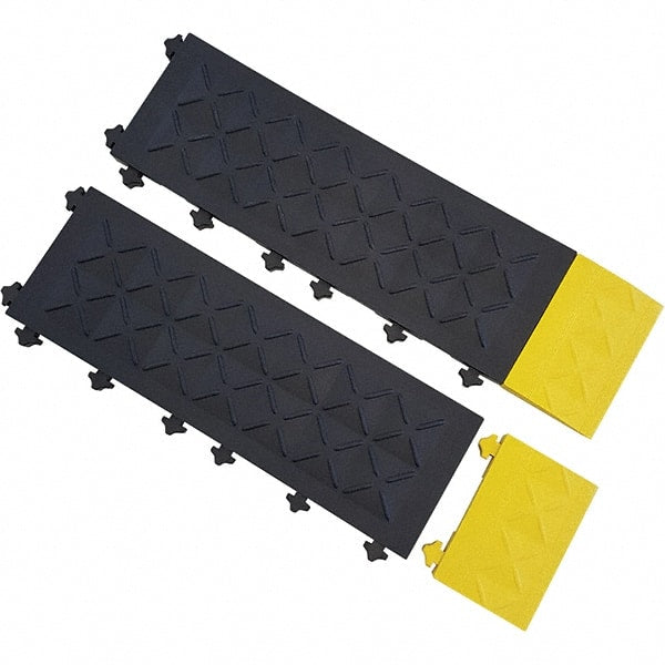 Ergo Advantage - 6" Long x 4" Wide x 1" Thick, Anti-Fatigue Modular Matting Anti-Fatigue Flooring - Apex Tool & Supply
