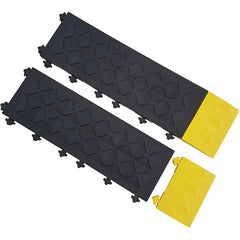Ergo Advantage - 6" Long x 4" Wide x 1" Thick, Anti-Fatigue Modular Matting Anti-Fatigue Flooring - Apex Tool & Supply
