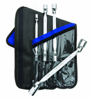 4 Pieces - Chrome - High Polished Double Flex-Head Wrench Set - Apex Tool & Supply