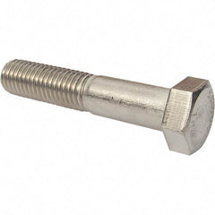 Value Collection - 7/8-9 3-1/4" Long Hex Head Cap Screw - Partially Threaded, 316 Stainless Steel, Uncoated - Apex Tool & Supply
