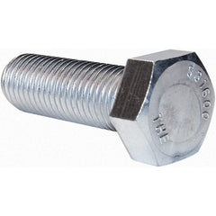 Value Collection - 7/8-9 2-1/2" Long Hex Head Cap Screw - Fully Threaded, 316 Stainless Steel, Uncoated - Apex Tool & Supply