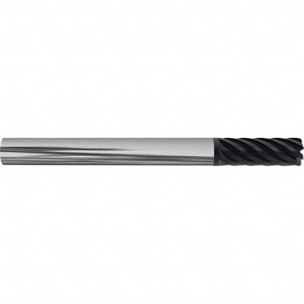 Accupro - 1-1/4" Diam 7 Flute Solid Carbide 0.03" Corner Radius End Mill - Apex Tool & Supply