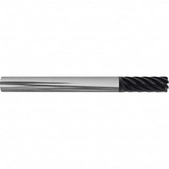 Accupro - 5/8" Diam 7 Flute Solid Carbide 0.09" Corner Radius End Mill - Apex Tool & Supply