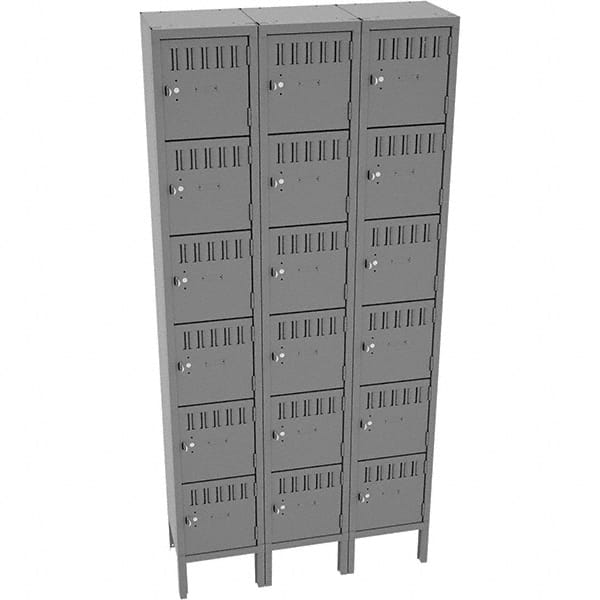 Tennsco - 18 Door, 6 Tier, Locker - Apex Tool & Supply