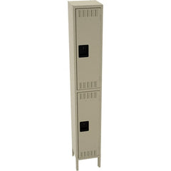 Tennsco - 2 Door, 2 Tier, Welded Locker - Apex Tool & Supply