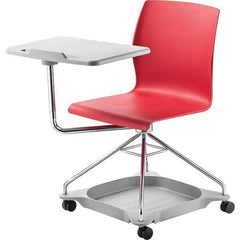 NPS - Swivel & Adjustable Office Chairs   Type: Mobile Tablet Chair    Color: Red - Apex Tool & Supply