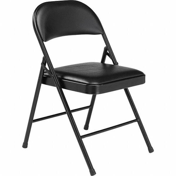 NPS - Folding Chairs Pad Type: Folding Chair w/Vinyl Padded Seat Material: Steel - Apex Tool & Supply