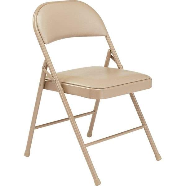 NPS - Folding Chairs Pad Type: Folding Chair w/Vinyl Padded Seat Material: Steel - Apex Tool & Supply