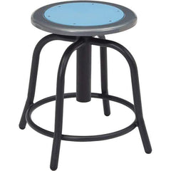 NPS - Swivel & Adjustable Stools Type: Adjustable Height Swivel Stool Base Type: Steel - Apex Tool & Supply