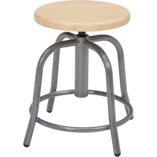 NPS - Swivel & Adjustable Stools Type: Adjustable Height Swivel Stool Base Type: Steel - Apex Tool & Supply