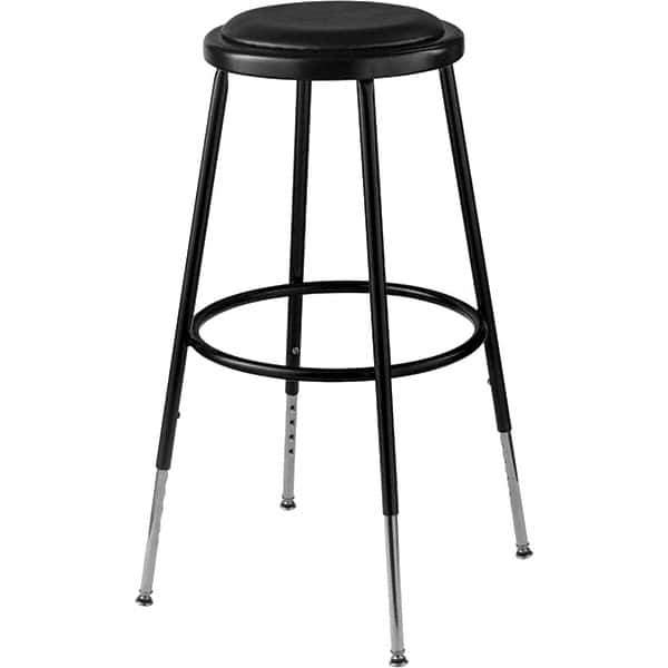 NPS - Swivel & Adjustable Stools Type: Adjustable Height Stool Base Type: Steel - Apex Tool & Supply