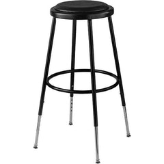 NPS - Swivel & Adjustable Stools Type: Adjustable Height Stool Base Type: Steel - Apex Tool & Supply