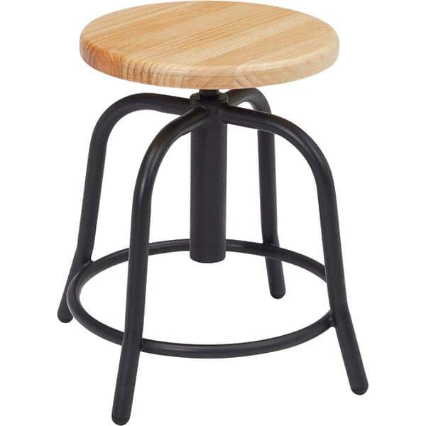 NPS - Swivel & Adjustable Stools Type: Adjustable Height Swivel Stool Base Type: Steel - Apex Tool & Supply