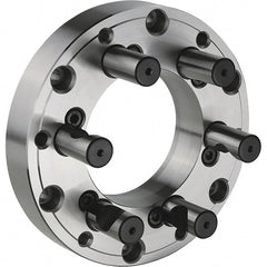 Hertel - Lathe Chuck Adapter Back Plates Nominal Chuck Size: 8 Spindle Nose Type: D Series - Apex Tool & Supply