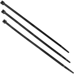 Steiner - Black Welding Screen Adjustable Plastic Ties - Use with Welding Curtains & Screens - Apex Tool & Supply