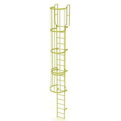 TRI-ARC - Rolling & Wall Mounted Ladders & Platforms Type: Fixed Ladder Style: Safety Cage - Apex Tool & Supply