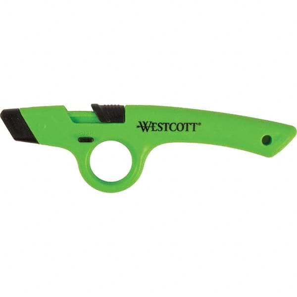 Westcott - Utility Knives, Snap Blades & Box Cutters Type: Safety Utility Knife Blade Type: Retractable - Apex Tool & Supply
