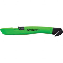 Westcott - Utility Knives, Snap Blades & Box Cutters Type: Safety Cutter Blade Type: Retractable - Apex Tool & Supply
