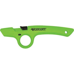 Westcott - Utility Knives, Snap Blades & Box Cutters Type: Safety Cutter Blade Type: Retractable - Apex Tool & Supply